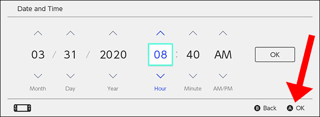 Подтверждение изменения времени
