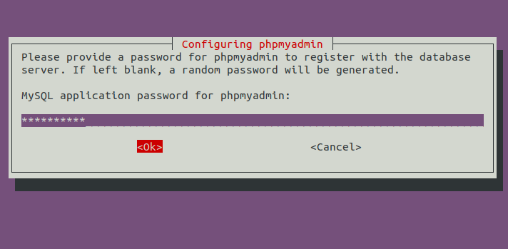 Запрос пароля приложения для phpMyAdmin