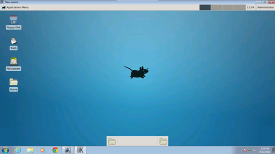 Графическое подключение к серверу из Windows