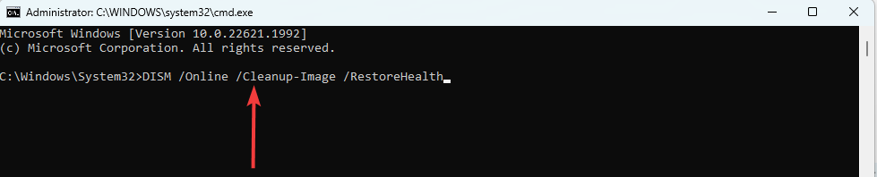 Результат DISM RestoreHealth