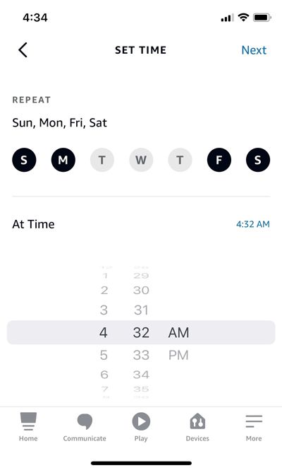 Запланировать розетку на фиксированное время