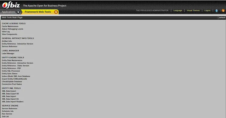 Инструменты разработчика Framework WebTools