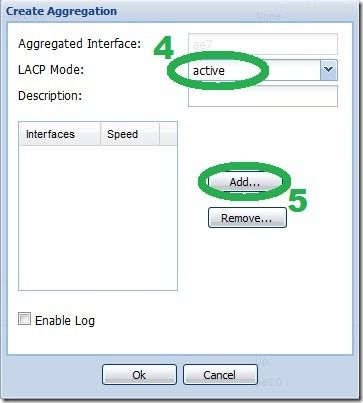 Создание LACP агрегации в J-Web