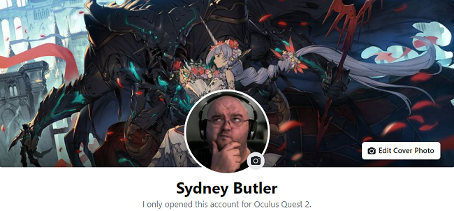 Иллюстрация аккаунта Quest 2 с замком приватности