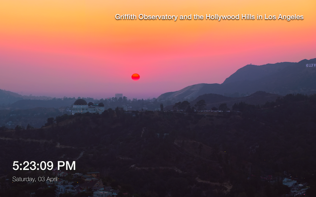 Активированный экран Aerial в действии