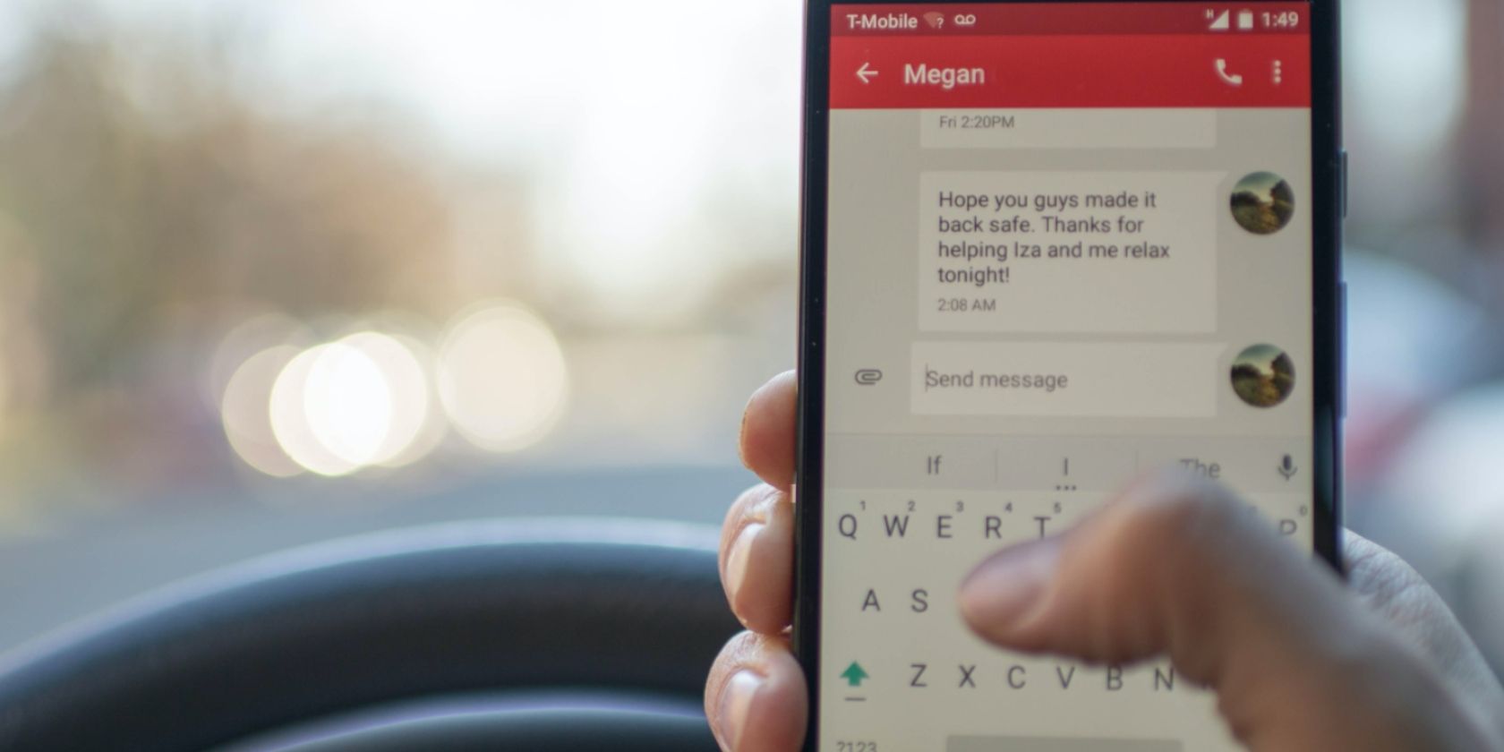 Просмотр реакций iMessage на Android