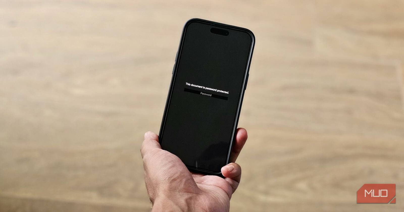 Заблокированный PDF в приложении «Файлы» на iPhone