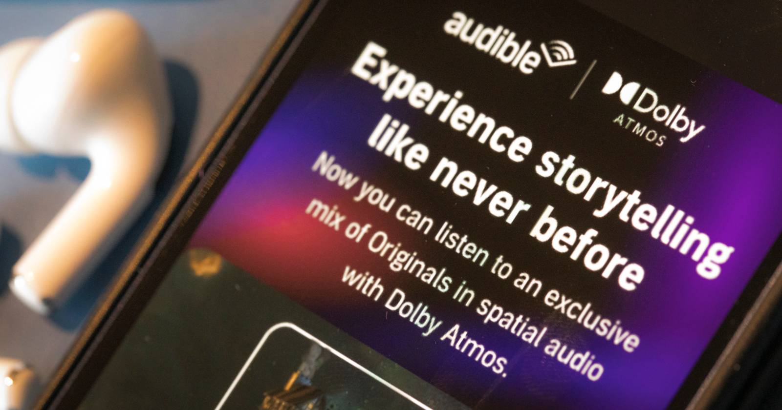 Audible в Dolby Atmos — погружение в аудиокниги