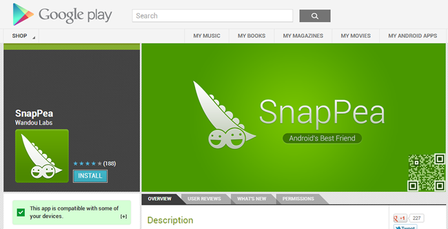 SnapPea обнаружил подключённое устройство и предлагает привязать