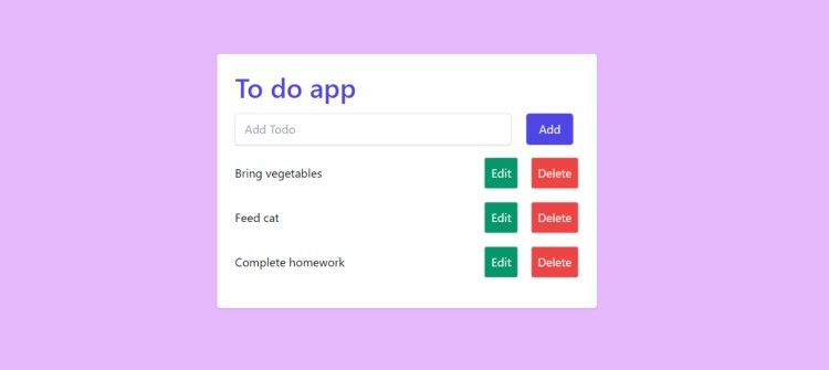 Форма добавления задачи в To‑Do
