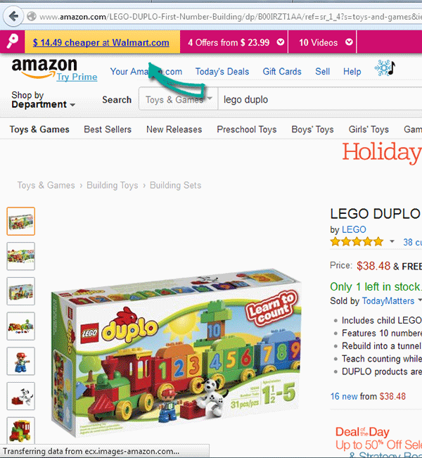 Ciuvo — сравнение цен в браузере