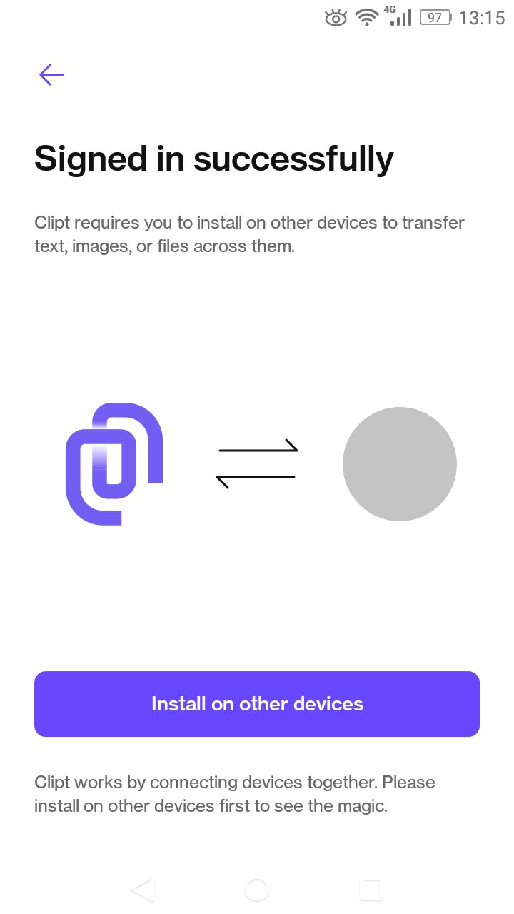 Clipt — привязка устройства