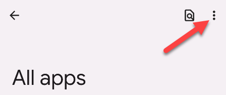 Нажмите на значок меню в правом верхнем углу.