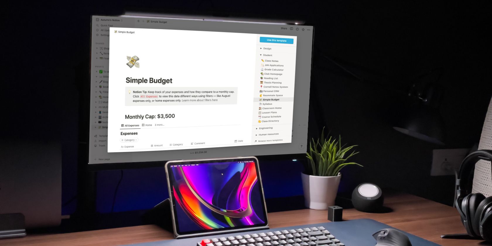 Простой бюджет в Notion: как начать