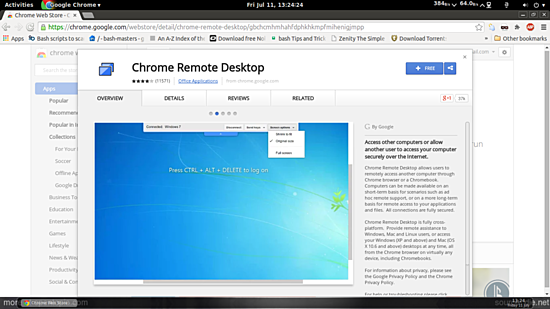 Кнопка установки расширения в Chrome Web Store