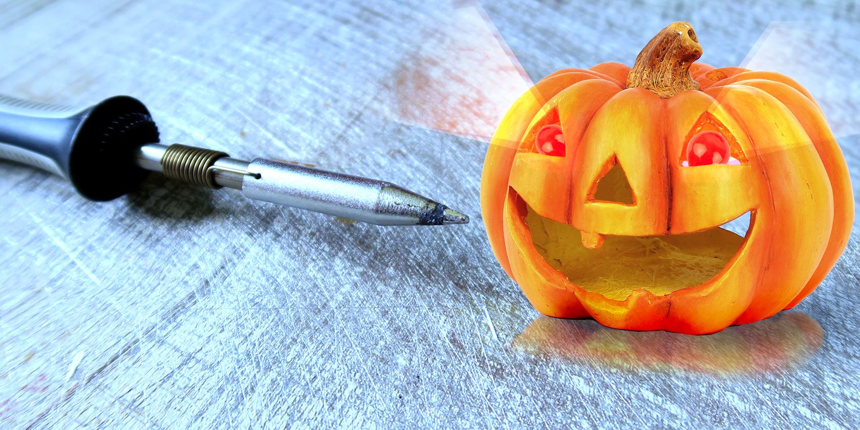 LED‑глаза на батарейках — простой DIY