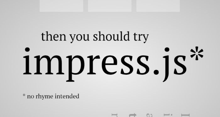 Создание презентаций в браузере с impress.js