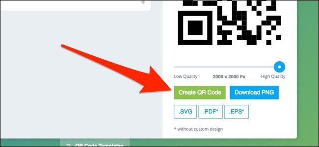 Предпросмотр сгенерированного QR‑кода и кнопка загрузки