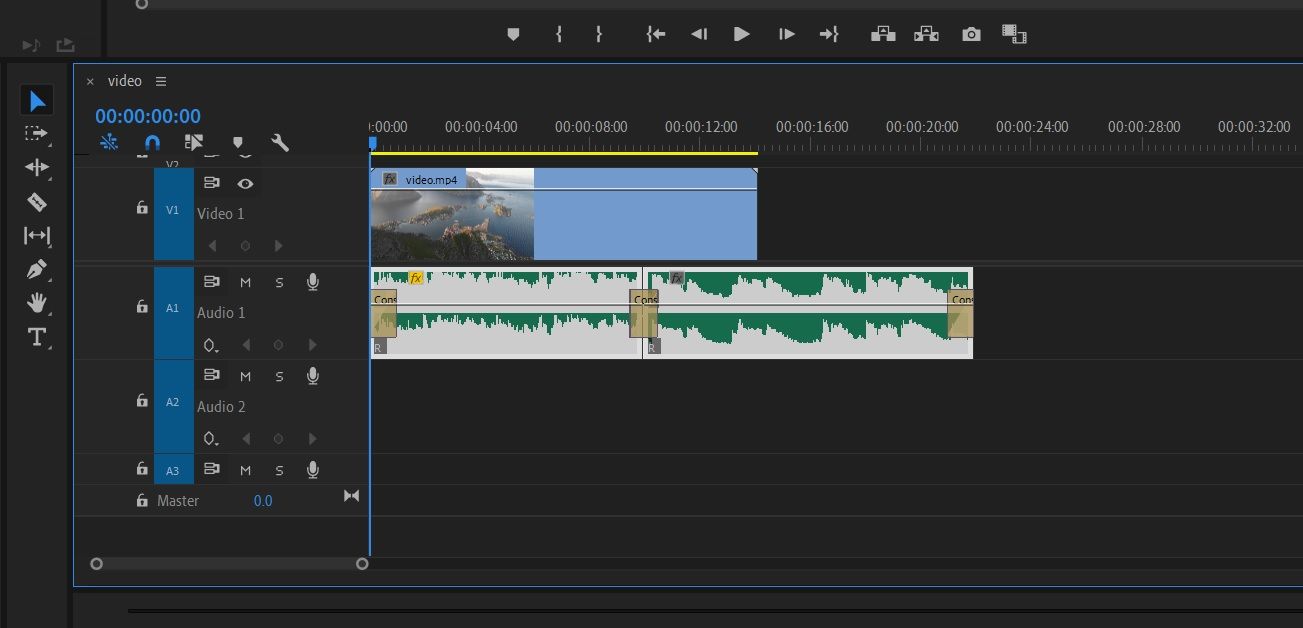 применение эффекта кроссфейд в premiere pro