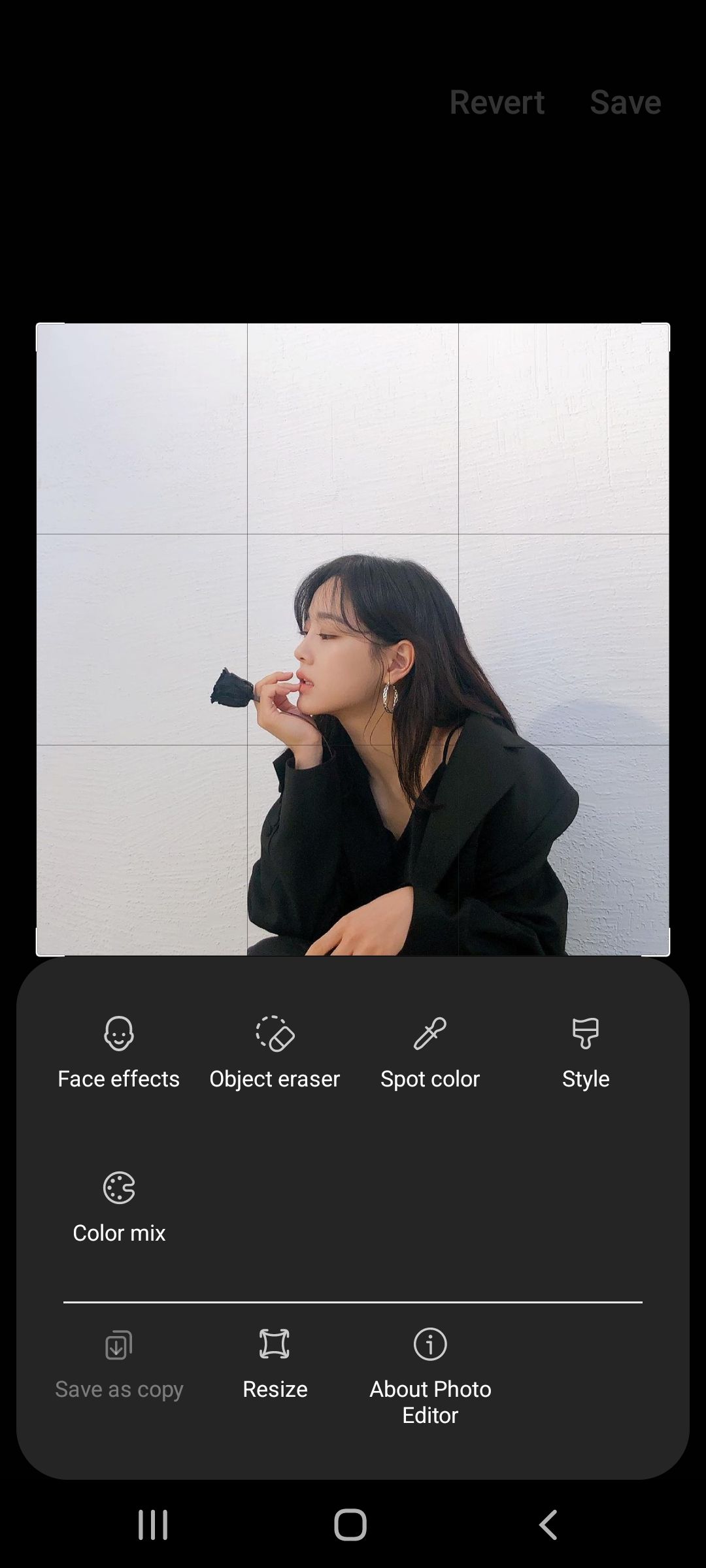 Инструменты редактирования на Samsung с Android 12