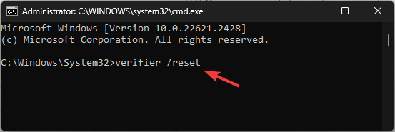 cmd_verifier /reset