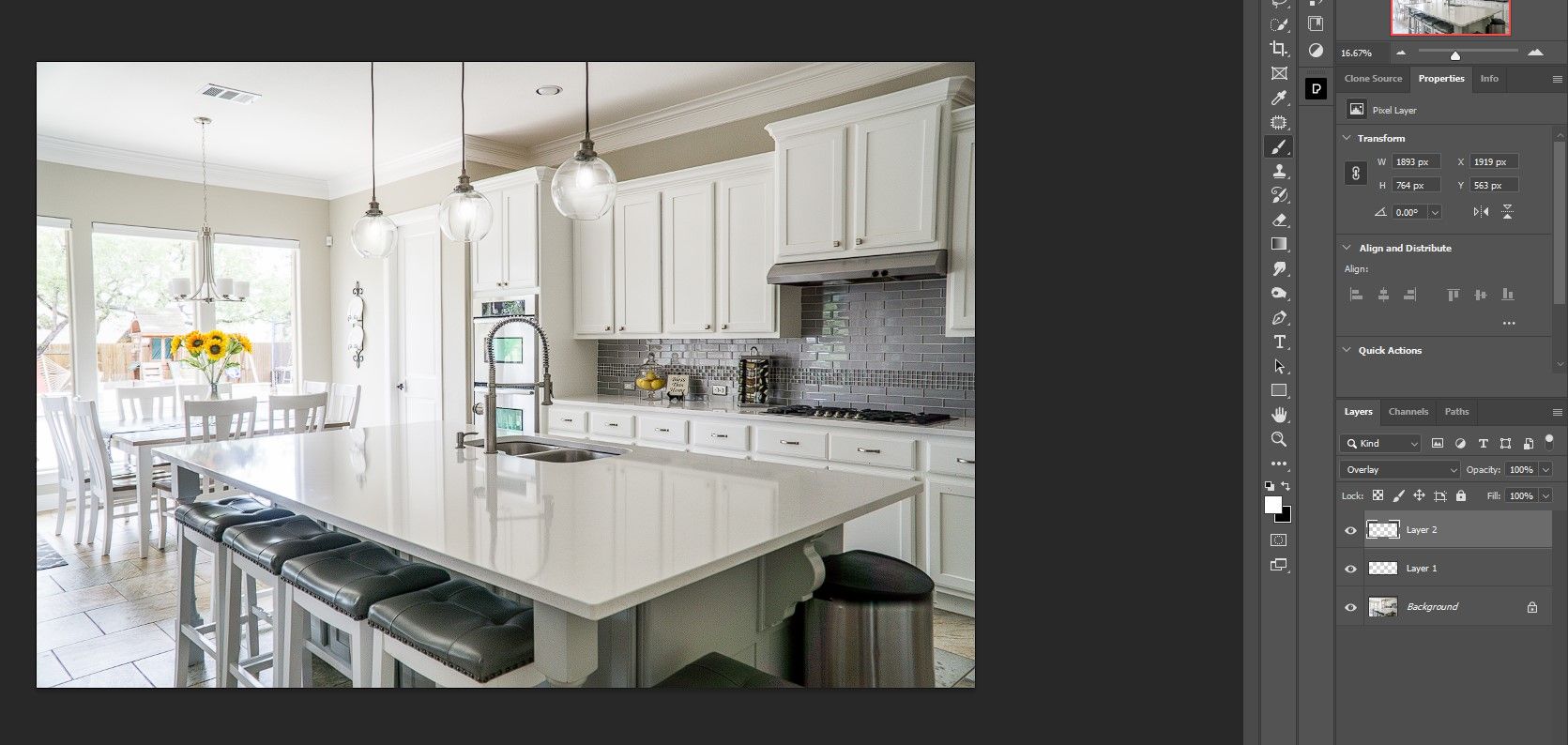 Кухня после обработки