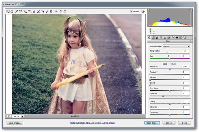 Пример настройки Selective Color для уменьшения синей дымки в затемнённых участках