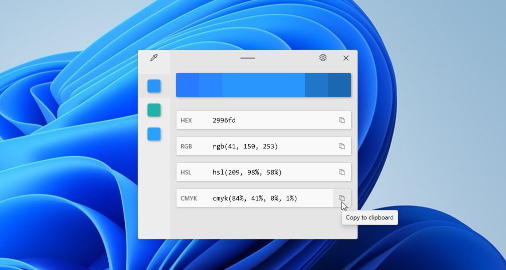 Расширенный редактор Color Picker с кодами цвета