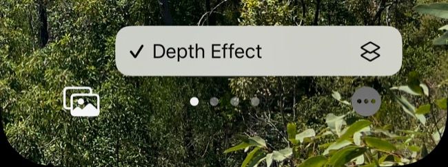 Переключатель эффекта глубины