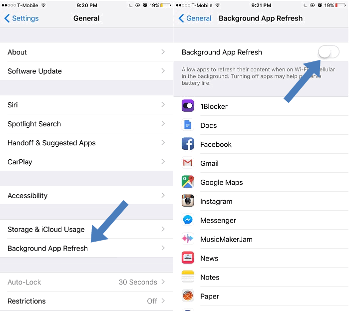Как ускорить iOS 9 и продлить время работы батареи