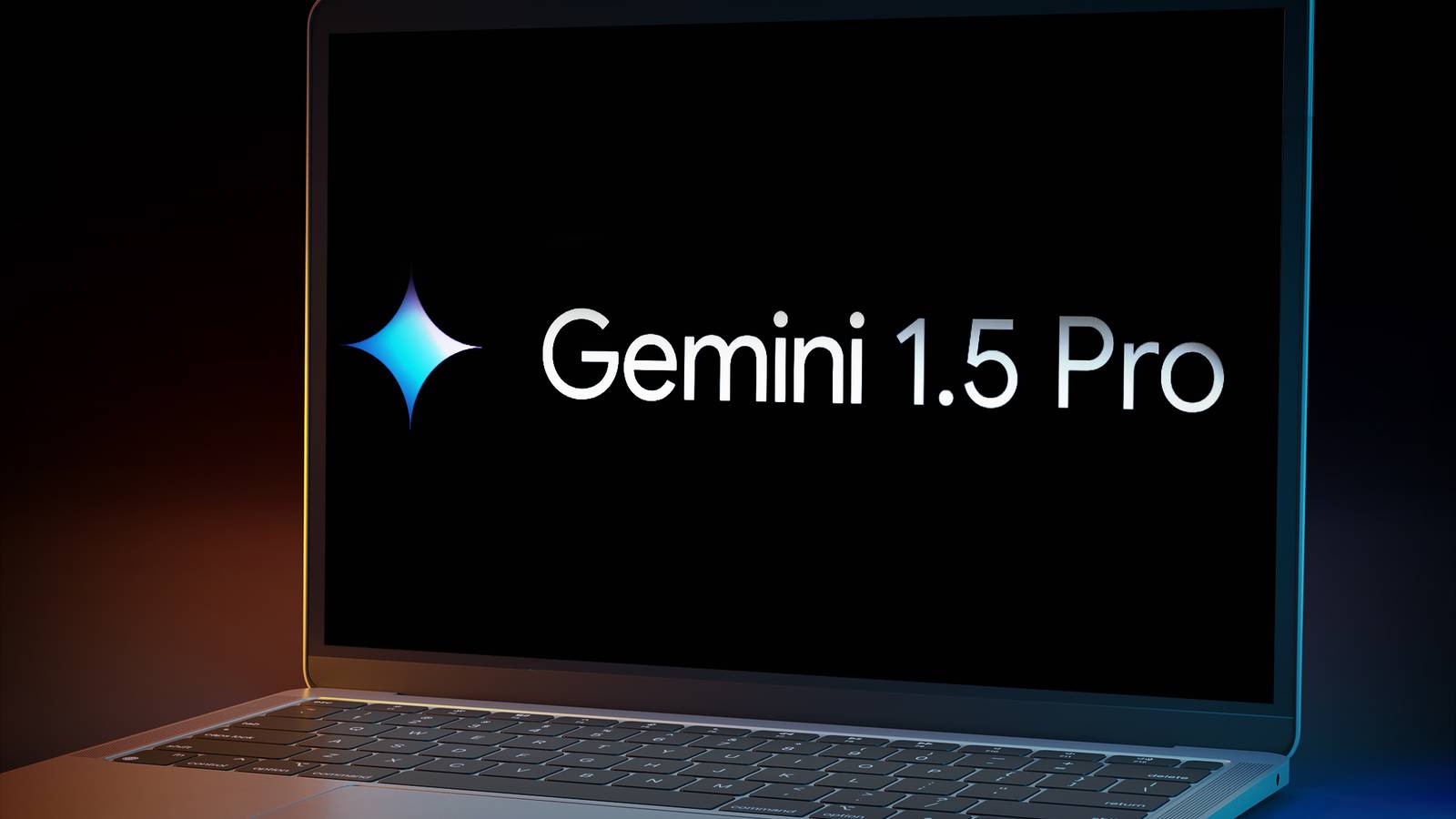 Экран ноутбука с интерфейсом AI-модели Gemini