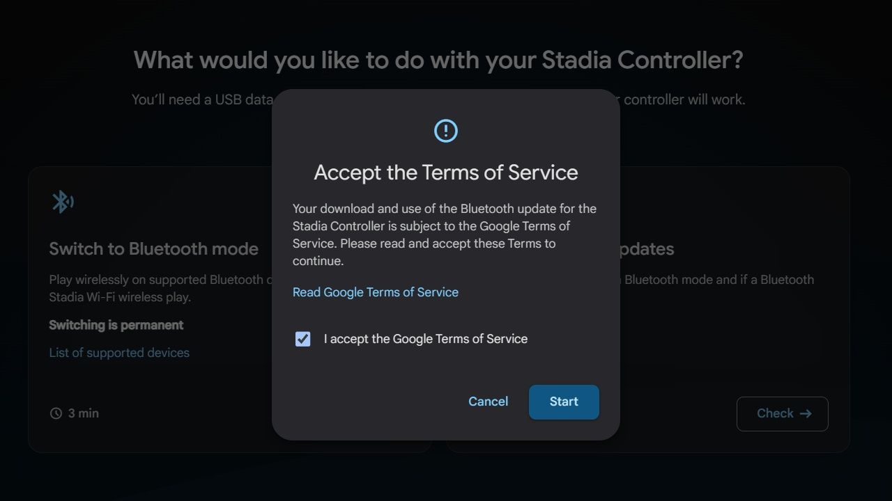 Подтвердите Условия использования