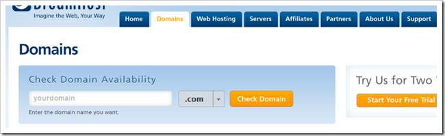 Схема работы домена и хостинга