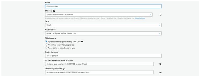 Создайте новое задание, добавьте роль и выберите предложенный скрипт.