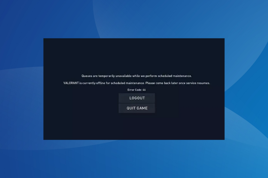 Ошибка Valorant: код 46 — как исправить
