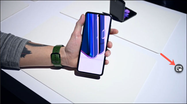 Переключатель PiP на видео YouTube