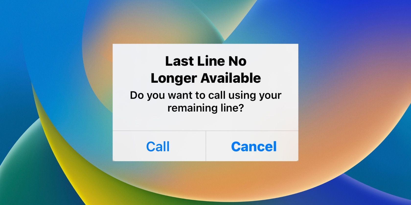 Как исправить «Last Line No Longer Available» на iPhone
