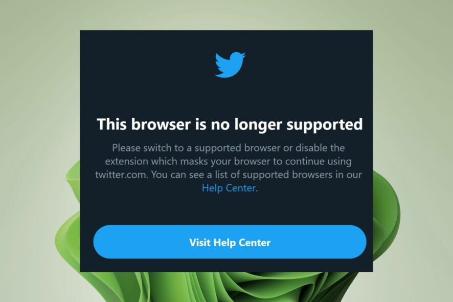 Twitter: браузер не поддерживается — что делать
