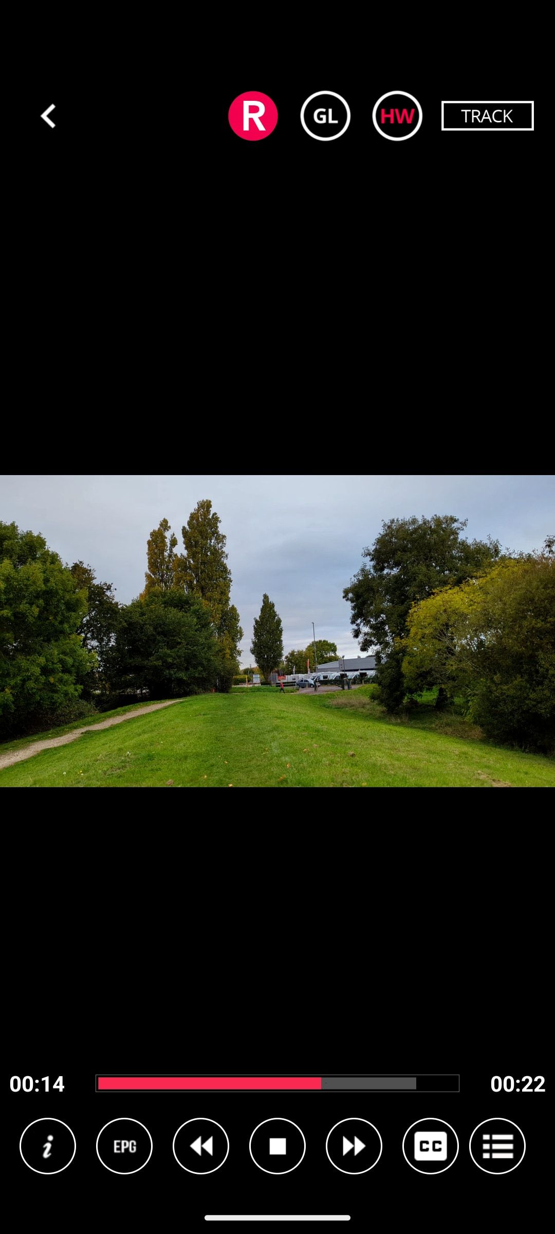 Проигрывание канала в GSE Smart IPTV с субтитрами