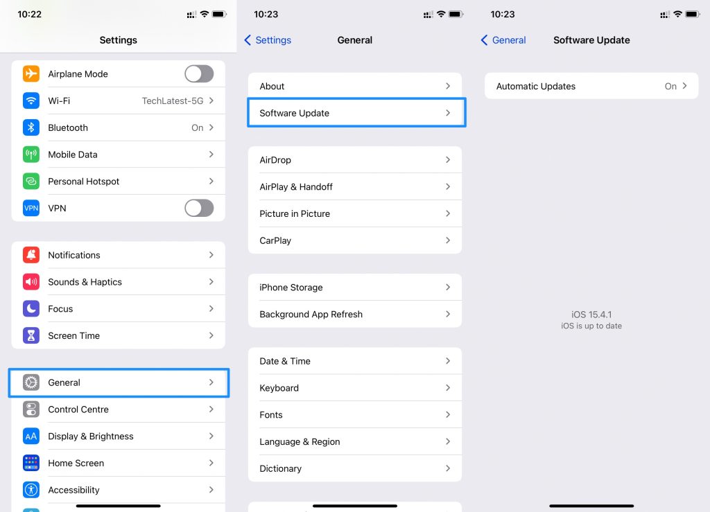 Обновление ПО iPhone - Не приходят текстовые уведомления на iPhone