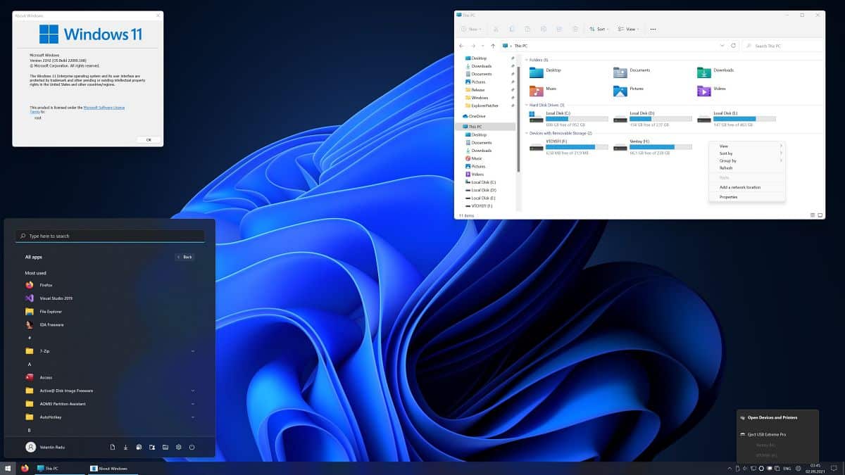 Desinstalar Explorer Patcher no Windows 11