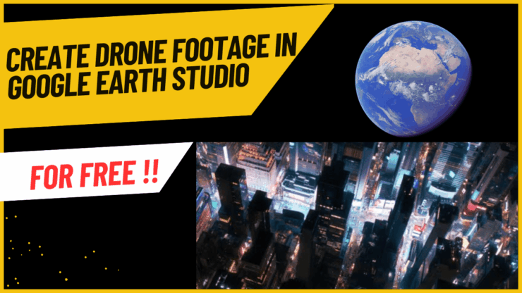 Фейковые дрон‑кадры с Google Earth Studio