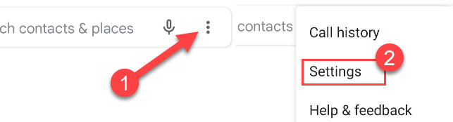 Нажмите меню и выберите 