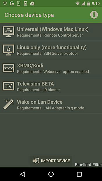 Удалённый доступ к ПК с Android через Home Remote Control