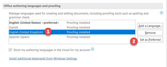 После установки пакета выберите его в списке и нажмите