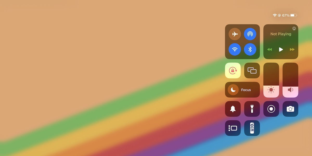Apple Airdrop Controlcenteripad