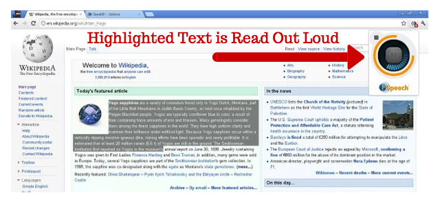 Пример голосового воспроизведения текста в браузере