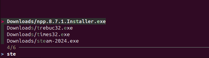 Интерактивный поиск файлов с fzf