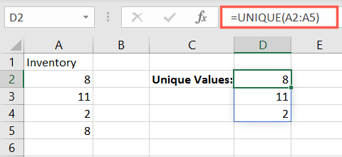 Уникальные значения в Excel — как посчитать