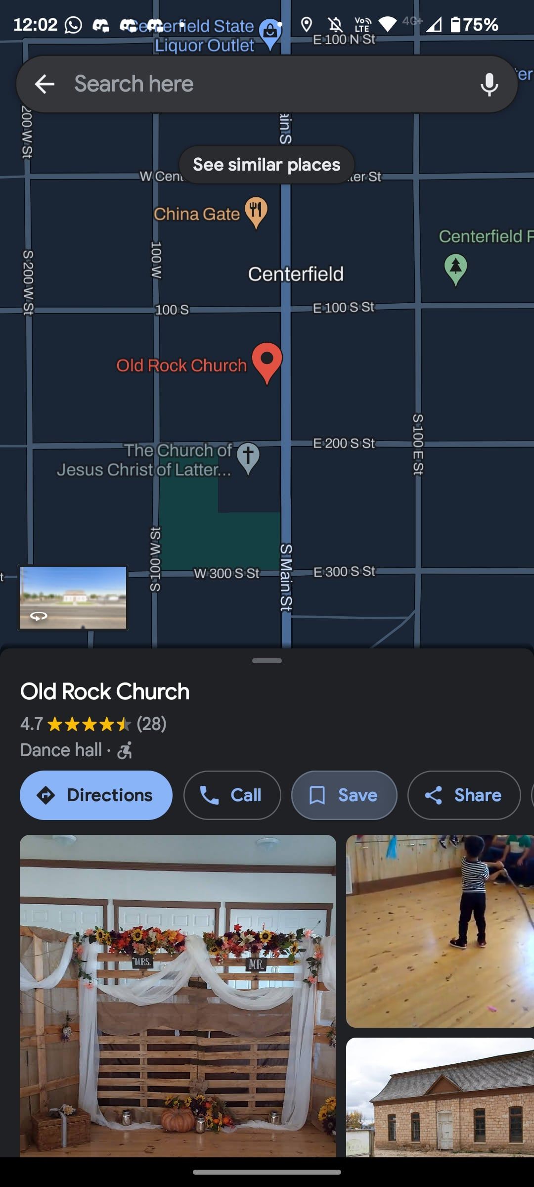 Пин местоположения в Google Maps